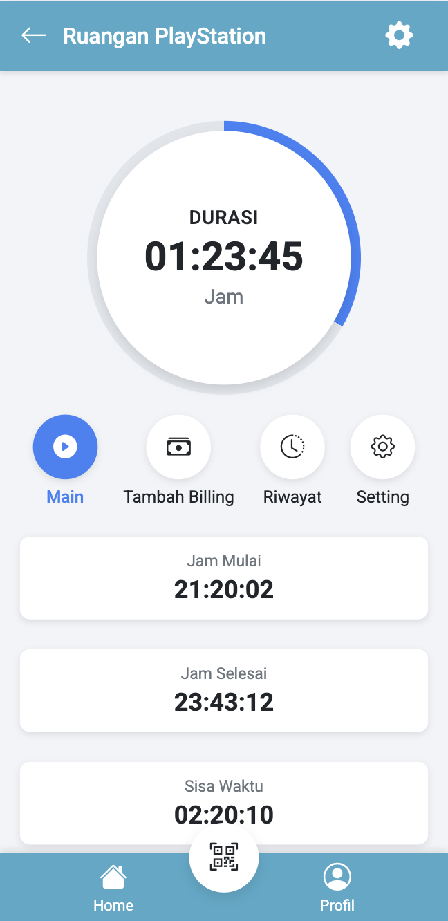 Aplikasi Rental Play Station